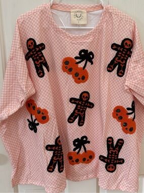 Halloween top with sequins!